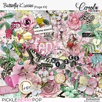 Butterfly Kisses-Page Kit