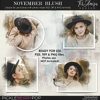 November Blush ~ Out Of Bounds photo masks