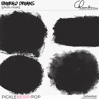 Emerald dreams - photo masks