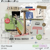 Our House DIY Bits by Heartstrings Scrap Art