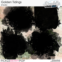 Golden Tidings (masks) by Simplette