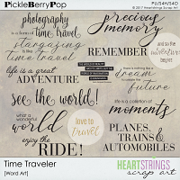 Time Traveler Word Art