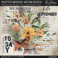 September Memories ~ brushes and word art by TirAmisu design 