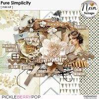 Pure Simplicity - Mini Kit - by Neia Scraps