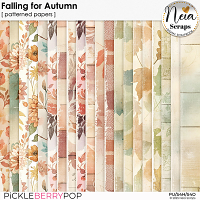 Falling for Autumn - Patterned Papers - by Neia Scraps