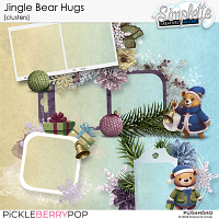 Jingle Bear Hugs (clusters) by Simplette