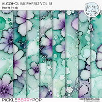 CU Alcohol Ink Papers Vol 15 by Ilonka's Designs 