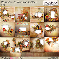 Rainbow of Autumn Colors QP