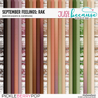 September Feelings: RAK Special Papers & Cardstocks by JB Studio