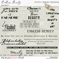 Endless Beauty - Wordart