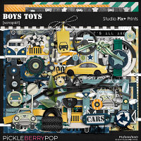 Boys Toys - Scrapkit