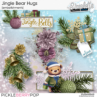 Jingle Bear Hugs (embellishments) by Simplette