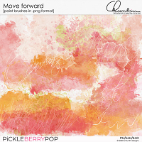 Move forward - paint brushes 