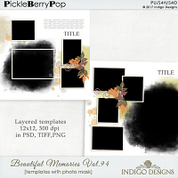 Beautiful Memories Templates Vol.94 by Indigo Designs  