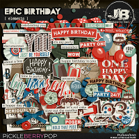 Epic Birthday Elements by JB Studio