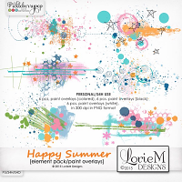 Happy Summer Paint Overlay