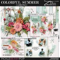 Colorful Summer ~ Bundle Plus Free Gift by Tiramisu design