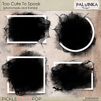 Too Cute To Spook Photomasks and Frames