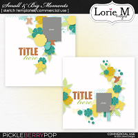Small And Big Moments Sketch Templates