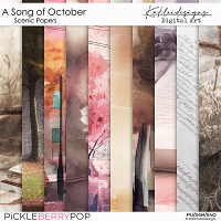 A Song of October Scenic papers