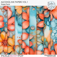 CU Alcohol Ink Papers Vol 1 by Ilonka's Designs