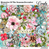 {Memories Of The Seasons}:December-Page Kit