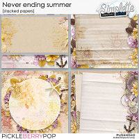 Never ending summer (stacked papers) by Simplette