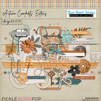 Autumn Comforts: Extras Pack by Blue Heart Scraps