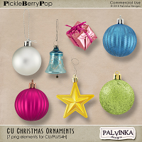 CU Christmas Ornaments