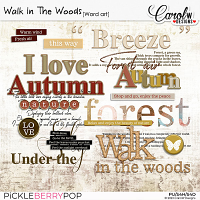 Walk In The Woods-Word art