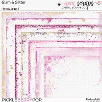 Glam & Glitter - Messy Edges - by Neia Scraps