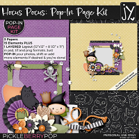 Hocus Pocus POP•iN PAGE KiT by Jen Yurko