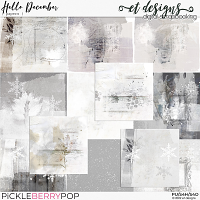 Hello December Artsy Papers by et designs