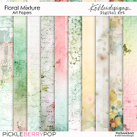 Floral Mixture Art Papers