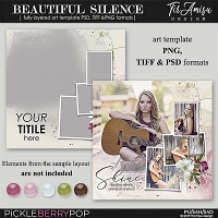 Beautiful Silence ~ art template 1 by Tiramisu design  