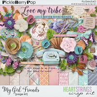 My Girl Friends Page Kit