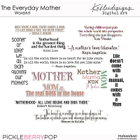 The Everyday Mother WordArt