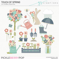 Touch of Spring Layered Templates (CU)