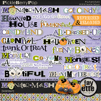 *Refreshed & Reloaded* Monster Mash WordArt