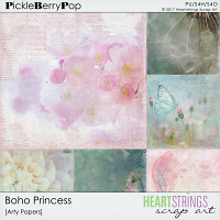 Boho Princess Arty Papers