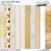 Just one Fall day (papers) pack 1 by Simplette