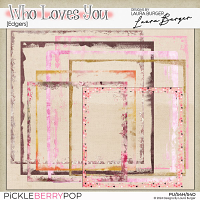 Who Loves You Border Edgers - Designs By Laura Burger 