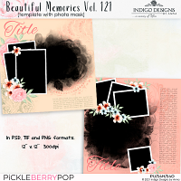 Beautiful Memories Templates Vol.121 by Indigo Design by Anna 