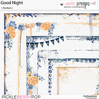 Good Night - Borders - by Neia Scraps 