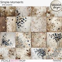 Simple Moments [mix papers] by Sekada Designs 