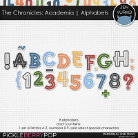 The Chronicles #9: Academia | Alphabets