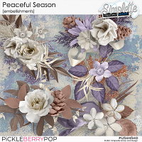 Peaceful Season (embellishments) by Simplette