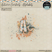 Autumn Comforts: Alphabets by Jen Yurko