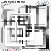 Customizable Frames (CU templates) 194 by Simplette