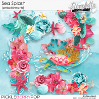 Sea Splash (embellishments) by Simplette